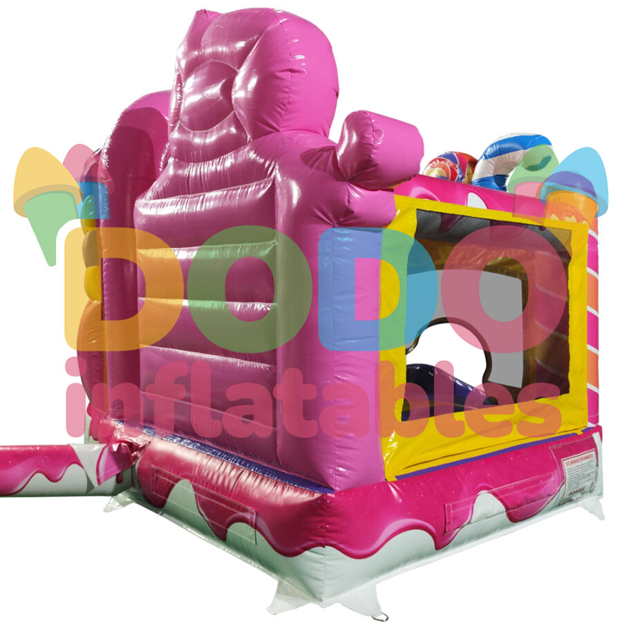 Inflatable Candyland Bouncy Castle with Slide | Dodo-Inflatables.com