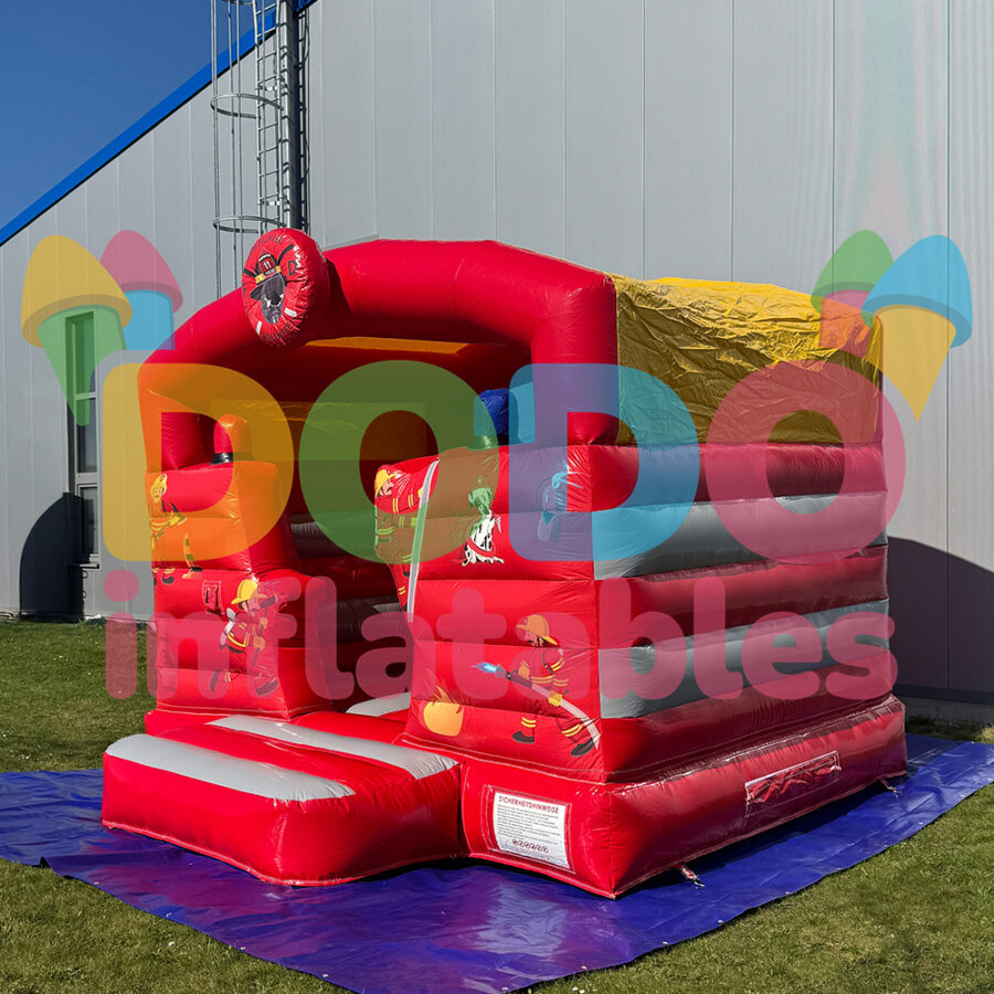 Mini Inflatables Castle Buy Fire Department Mini Bouncy Castle | Dodo-Inflatables.com