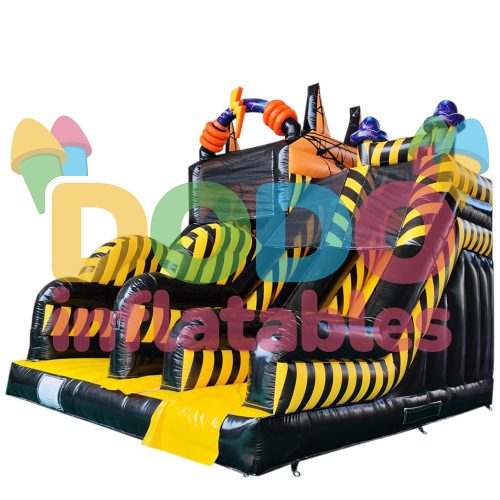 Bouncy Castle Action Park with Slide-10