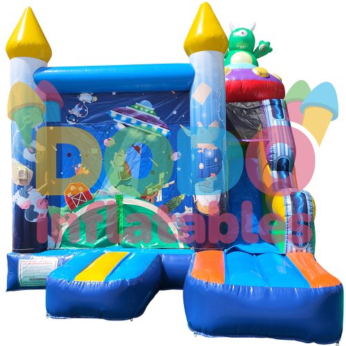Bouncy Castle Alien with Slide18