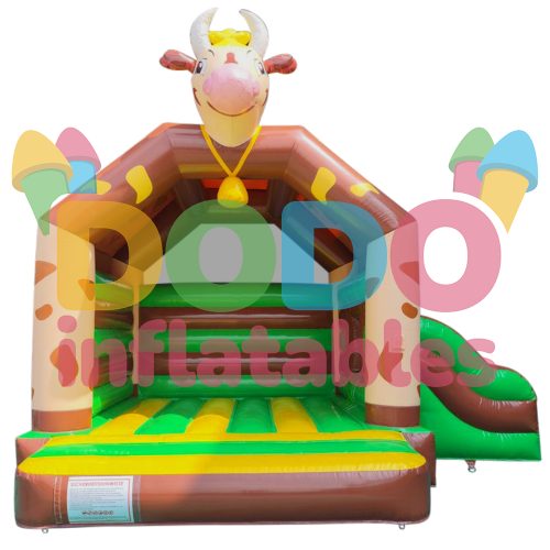 Bouncy Castle Cow with Slide8