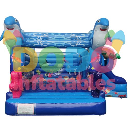 Bouncy Castle Dolphin with Slide6