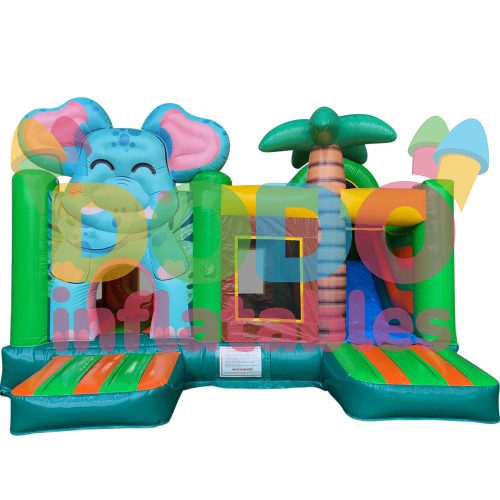 Bouncy Castle Elephant World with Slide7