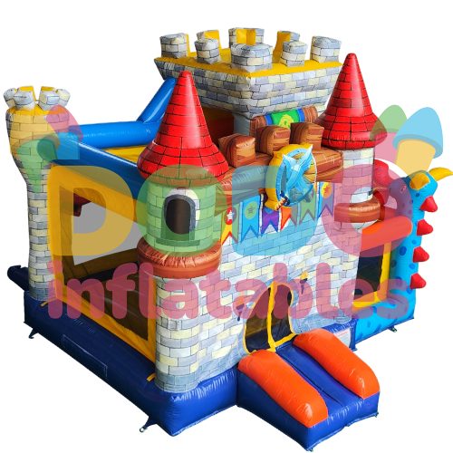 Bouncy Castle Fortress with Slide-4
