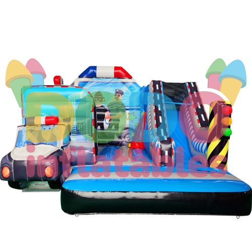 Bouncy Castle Gangster Chase with Slide6