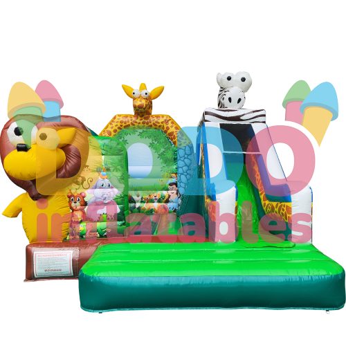 Buy Jungle Animals Bouncy Castle-18